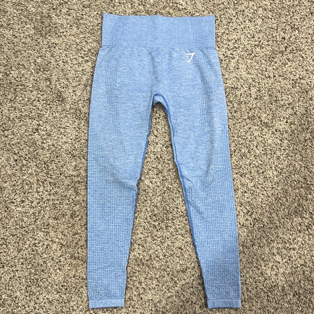 Blue vital seamless Gymshark leggings